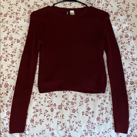 burgundy sweater from H&M - Picture 1 of 2